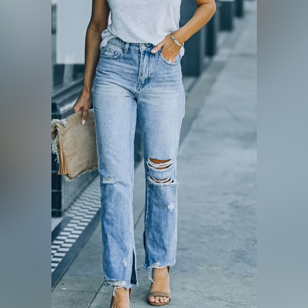 NWT Vervet Split Ankle Denim